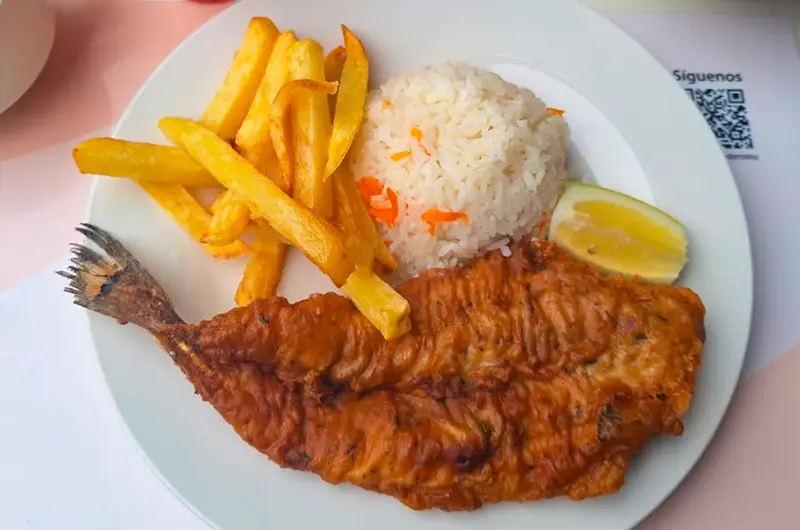 Pescado frito